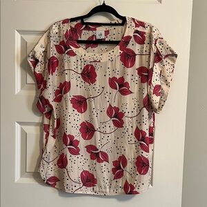 Cabi Women's Floral Print Top